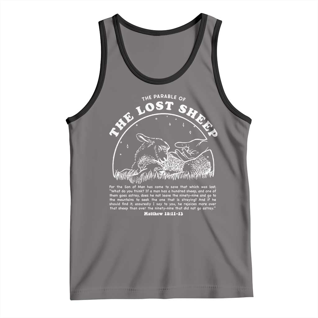 The Parable Of The Lost Sheep Tank Top Christian Bible Verse