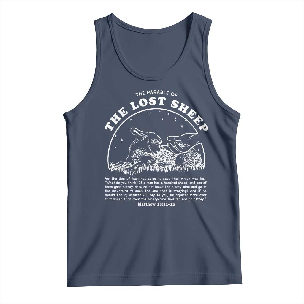 The Parable Of The Lost Sheep Tank Top Christian Bible Verse