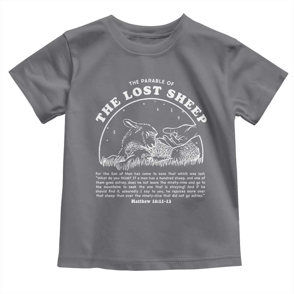The Parable Of The Lost Sheep Toddler T Shirt Christian Bible Verse