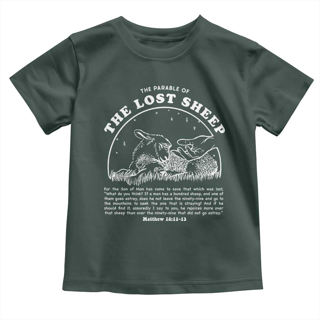 The Parable Of The Lost Sheep Toddler T Shirt Christian Bible Verse