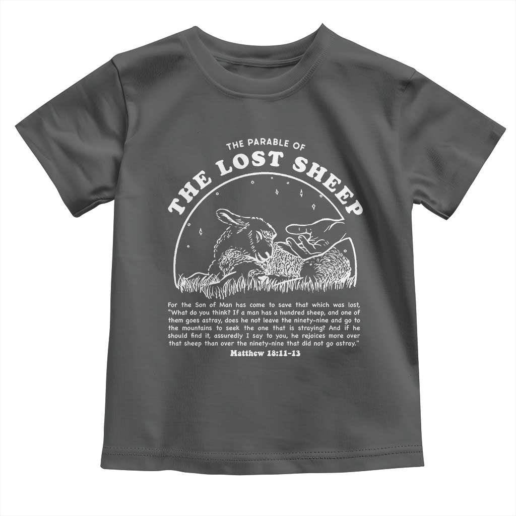 The Parable Of The Lost Sheep Toddler T Shirt Christian Bible Verse