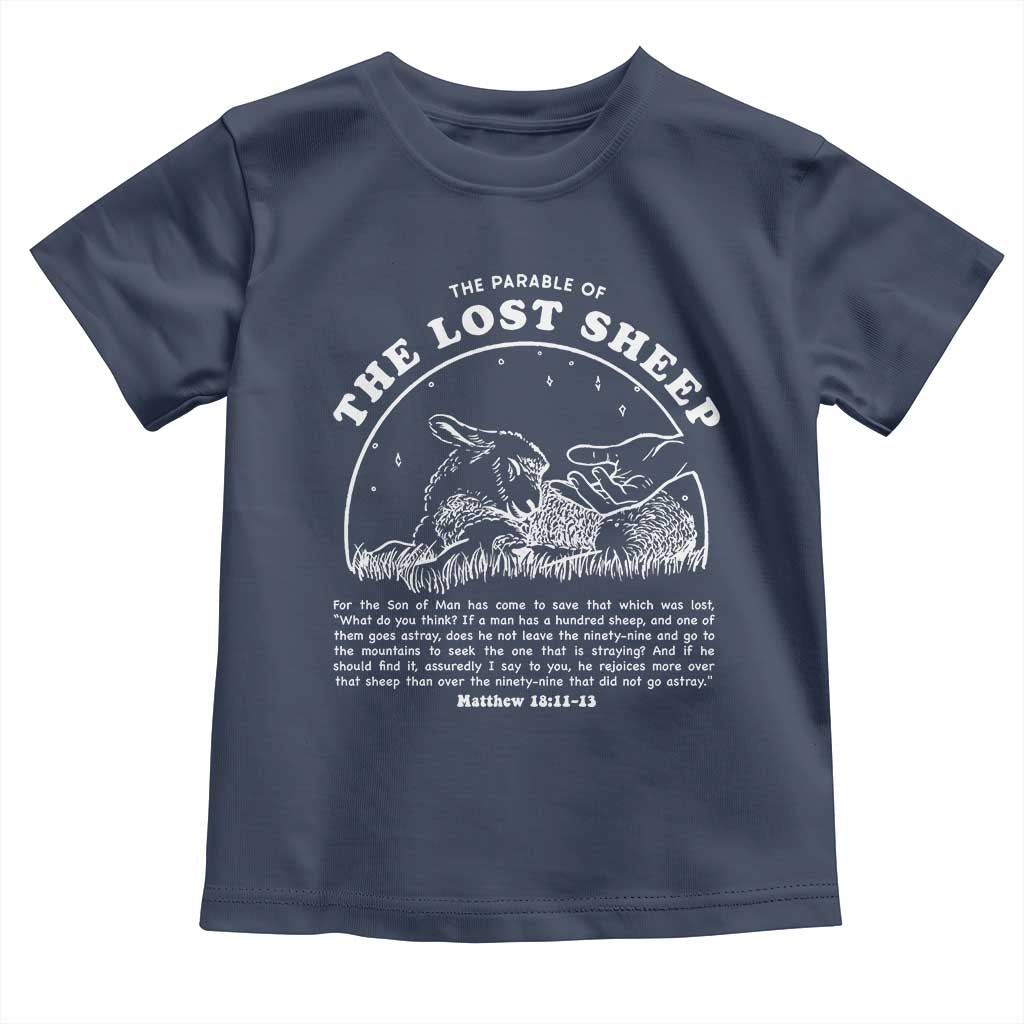The Parable Of The Lost Sheep Toddler T Shirt Christian Bible Verse