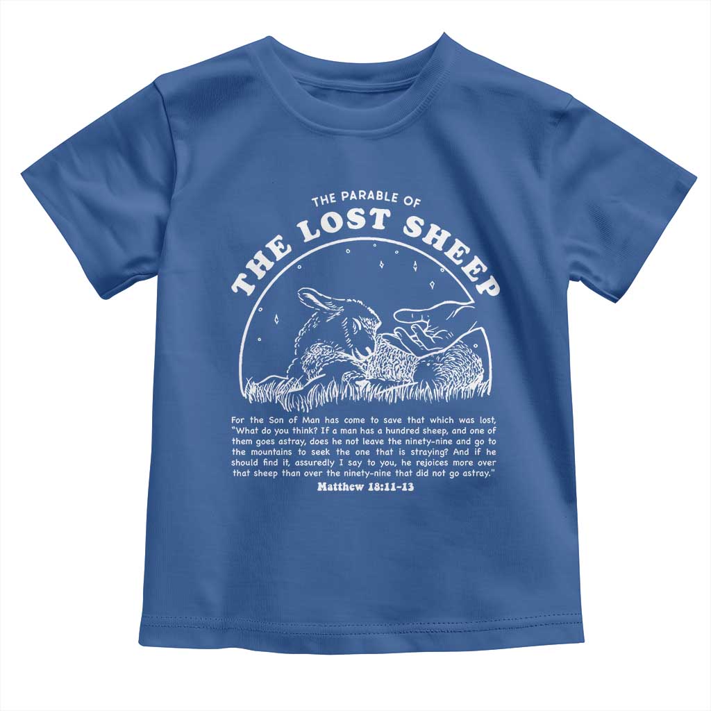 The Parable Of The Lost Sheep Toddler T Shirt Christian Bible Verse