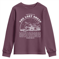 The Parable Of The Lost Sheep Youth Sweatshirt Christian Bible Verse