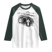 A Lot Can Happen In 3 Days Raglan Shirt Easter Day Good Friday Religious Christian