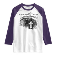 A Lot Can Happen In 3 Days Raglan Shirt Easter Day Good Friday Religious Christian