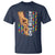Autism Dad Awareness American Flag Fist Bump T Shirt