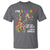 Funny I'm Autistic I See The World Form Different Angle T Shirt Puzzle Giraffe