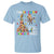 Funny I'm Autistic I See The World Form Different Angle T Shirt Puzzle Giraffe