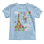 Funny I'm Autistic I See The World Form Different Angle Toddler T Shirt Puzzle Giraffe