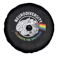 Neurodiversity Celebrate The Spectrum Spare Tire Cover Brain Autism Awareness ASD ADHD