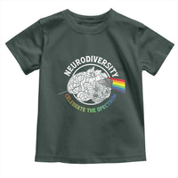 Neurodiversity Celebrate The Spectrum Toddler T Shirt Brain Autism Awareness ASD ADHD