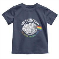 Neurodiversity Celebrate The Spectrum Toddler T Shirt Brain Autism Awareness ASD ADHD