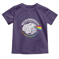 Neurodiversity Celebrate The Spectrum Toddler T Shirt Brain Autism Awareness ASD ADHD