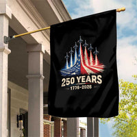 250 Years American 1776 2026 Garden Flag USA 250th Anniversary 4th of July US Flag Jets