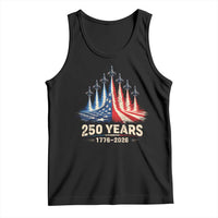 250 Years American 1776 2026 Tank Top USA 250th Anniversary 4th of July US Flag Jets