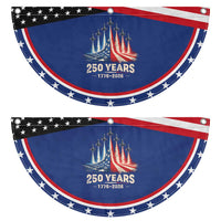 250 Years American 1776 2026 Patriotic Fan Flag USA 250th Anniversary 4th of July US Flag Jets