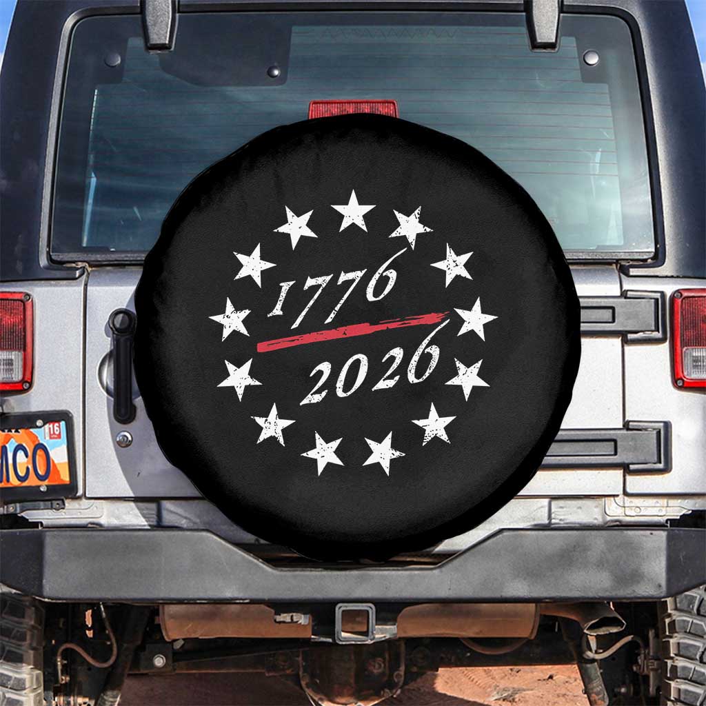 250 Years America Anniversary Spare Tire Cover 13 Stars 1776 2026 250th Independence Day