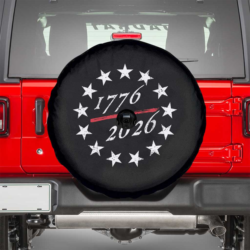 250 Years America Anniversary Spare Tire Cover 13 Stars 1776 2026 250th Independence Day