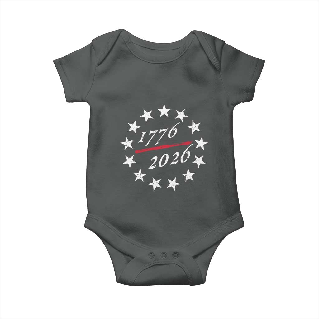 250 Years America Anniversary Baby Onesie 13 Stars 1776 2026 250th Independence Day