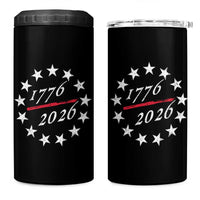 250 Years America Anniversary 4 in 1 Can Cooler Tumbler 13 Stars 1776 2026 250th Independence Day