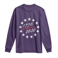 250 Years America Anniversary Long Sleeve Shirt 13 Stars 1776 2026 250th Independence Day