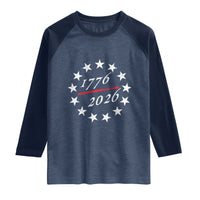 250 Years America Anniversary Raglan Shirt 13 Stars 1776 2026 250th Independence Day