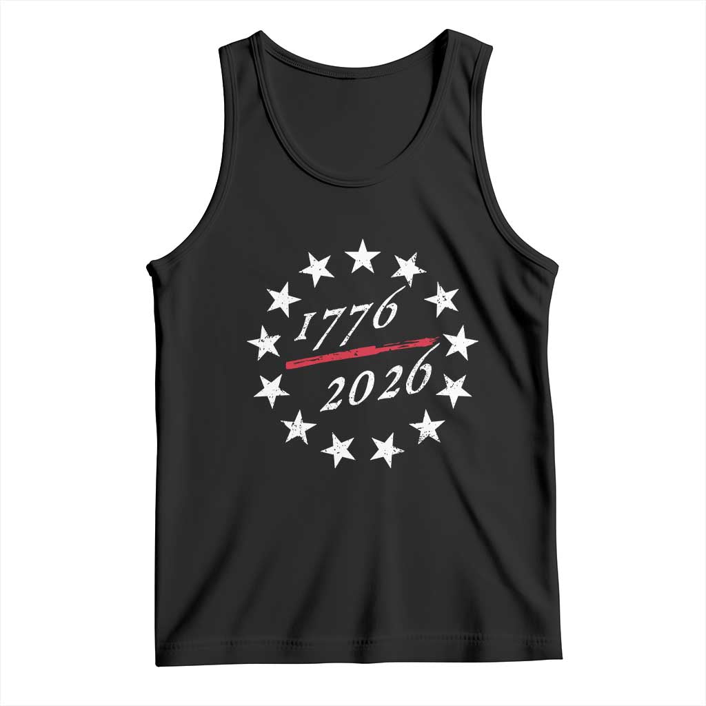 250 Years America Anniversary Tank Top 13 Stars 1776 2026 250th Independence Day