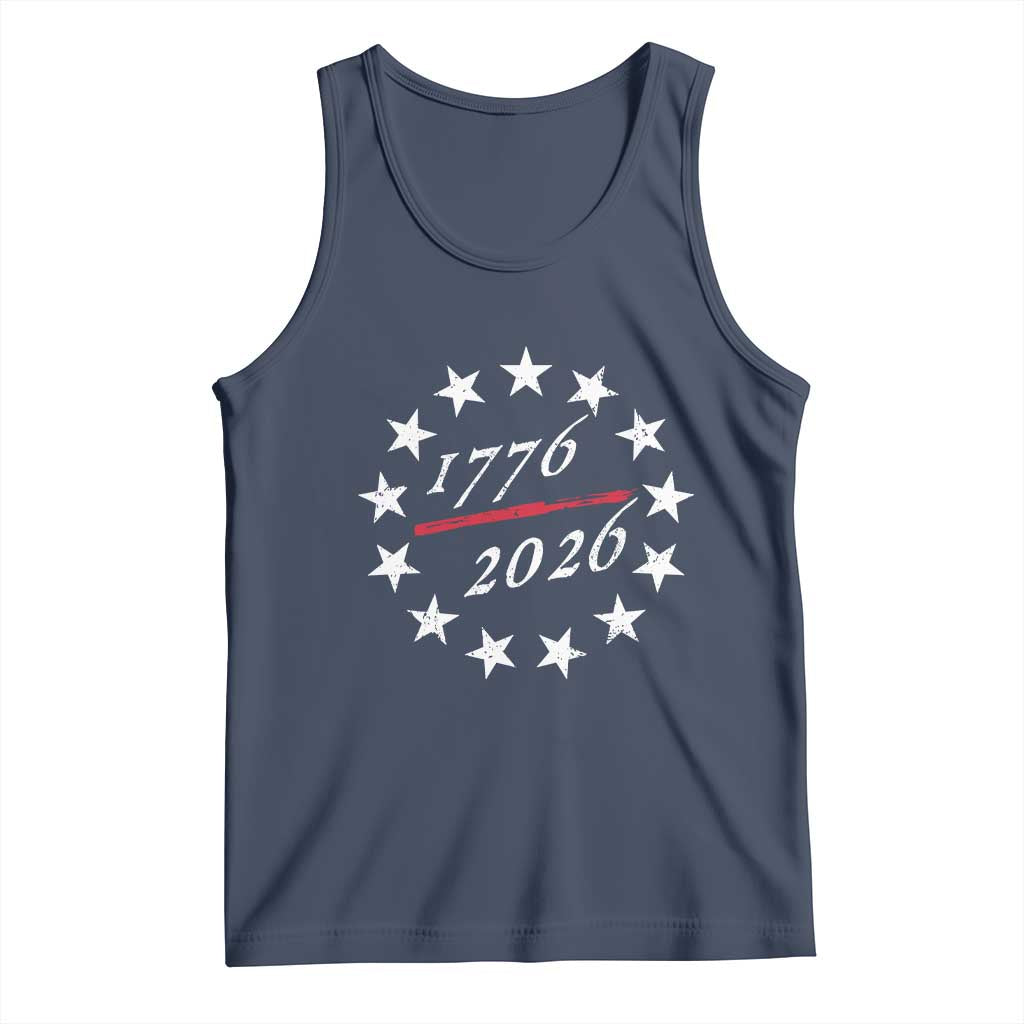 250 Years America Anniversary Tank Top 13 Stars 1776 2026 250th Independence Day