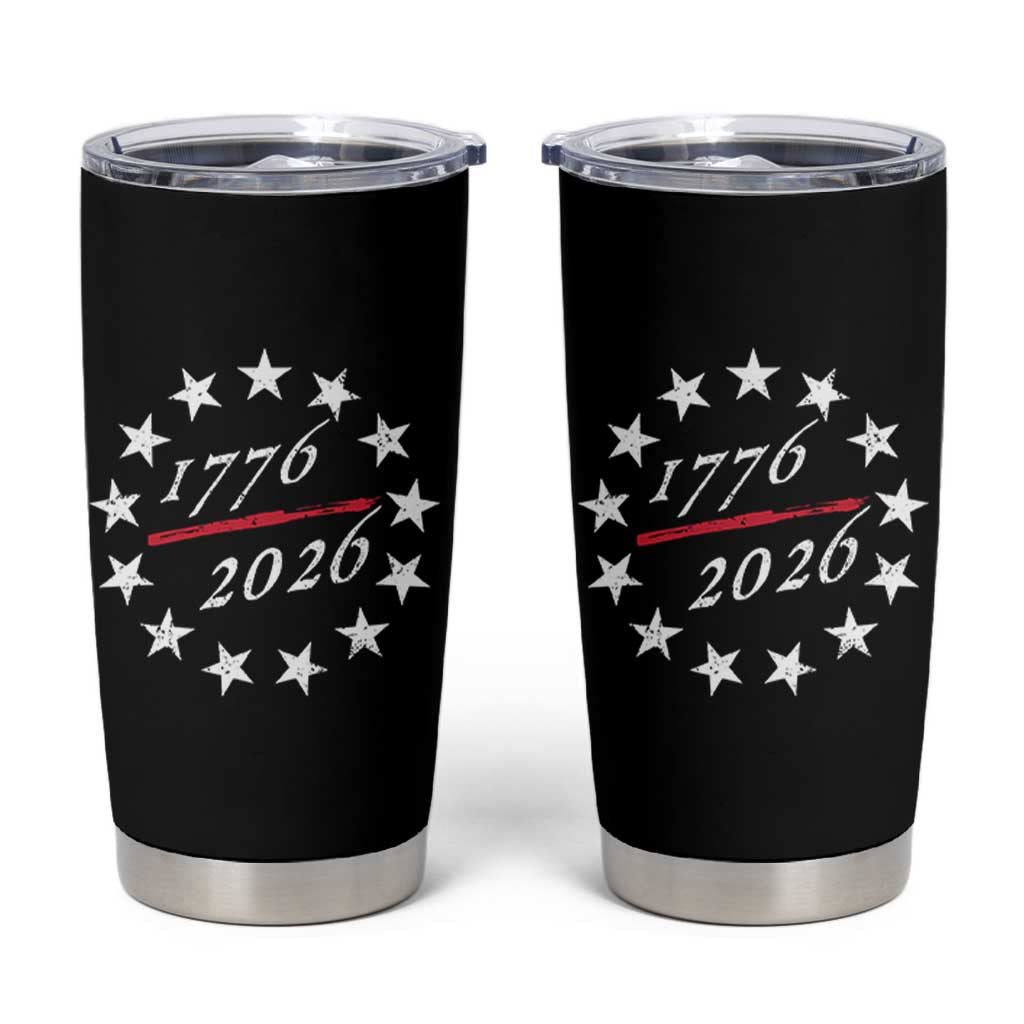 250 Years America Anniversary Tumbler Cup 13 Stars 1776 2026 250th Independence Day