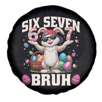 Funny Easter Day Six Seven Bruh Spare Tire Cover 67 Bunny Easter Eggs
