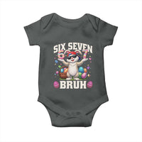 Funny Easter Day Six Seven Bruh Baby Onesie 67 Bunny Easter Eggs