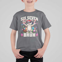 Funny Easter Day Six Seven Bruh T Shirt For Kid 67 Bunny Easter Eggs