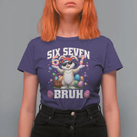 Funny Easter Day Six Seven Bruh T Shirt For Women 67 Bunny Easter Eggs