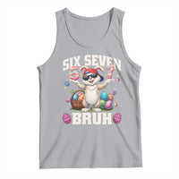 Funny Easter Day Six Seven Bruh Tank Top 67 Bunny Easter Eggs