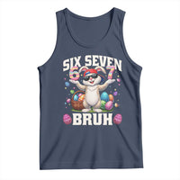 Funny Easter Day Six Seven Bruh Tank Top 67 Bunny Easter Eggs