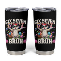 Funny Easter Day Six Seven Bruh Tumbler Cup 67 Bunny Easter Eggs
