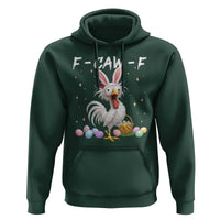 Funny Easter Day F Caw F Chicken Bunny Rooster Meme Hoodie