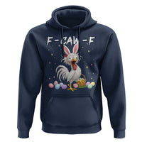 Funny Easter Day F Caw F Chicken Bunny Rooster Meme Hoodie