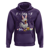 Funny Easter Day F Caw F Chicken Bunny Rooster Meme Hoodie