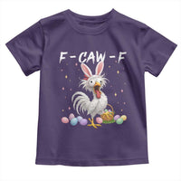 Funny Easter Day F Caw F Chicken Bunny Rooster Meme Toddler T Shirt