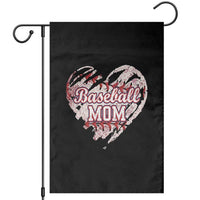 Baseball Mom Garden Flag Baseball Mama Life Game Day Vintage Heart