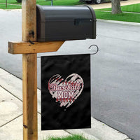 Baseball Mom Garden Flag Baseball Mama Life Game Day Vintage Heart