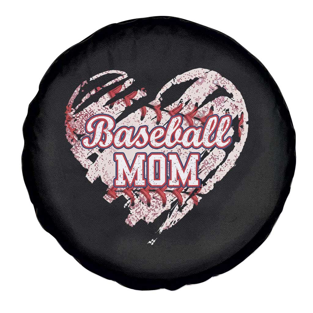 Baseball Mom Spare Tire Cover Baseball Mama Life Game Day Vintage Heart