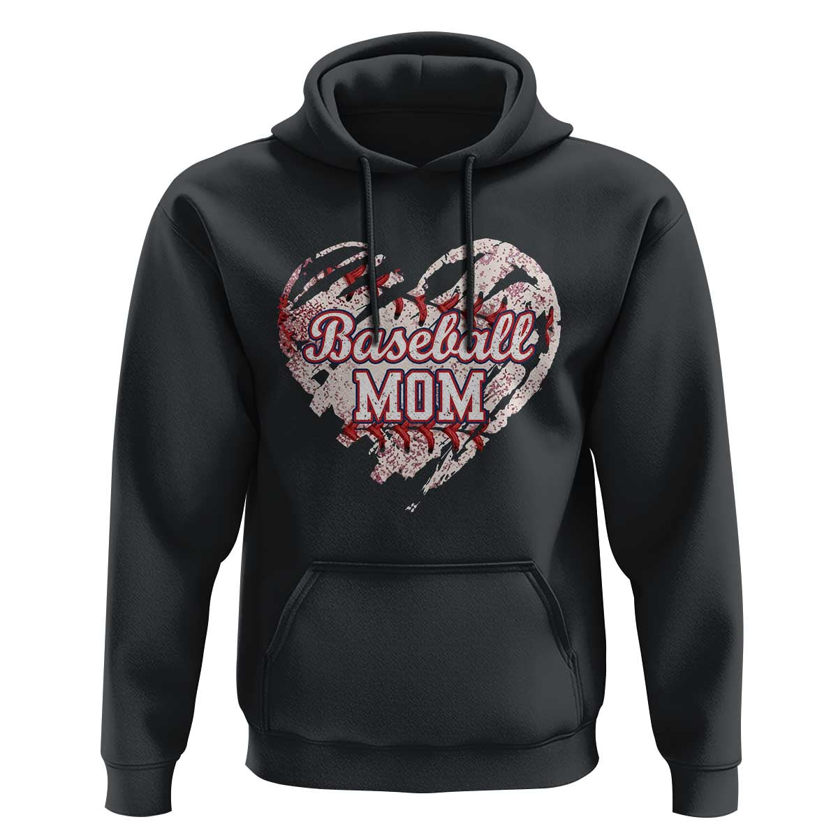 Baseball Mom Hoodie Baseball Mama Life Game Day Vintage Heart