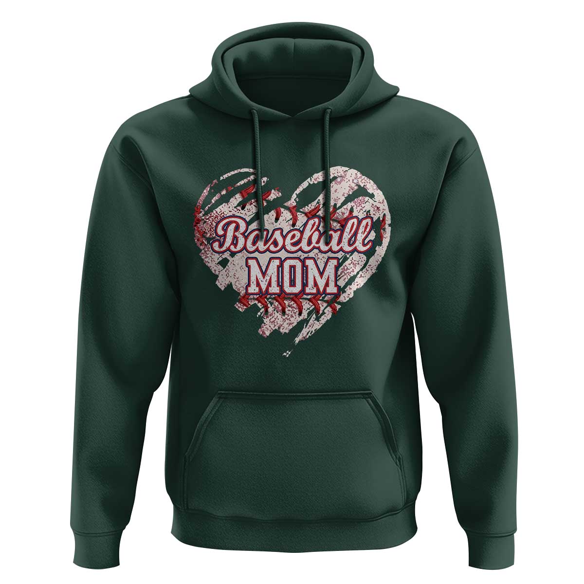 Baseball Mom Hoodie Baseball Mama Life Game Day Vintage Heart