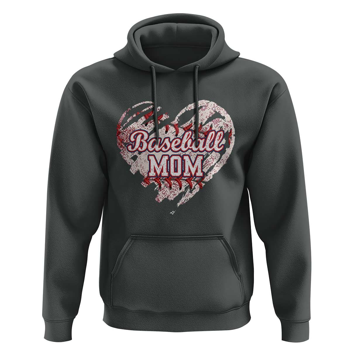 Baseball Mom Hoodie Baseball Mama Life Game Day Vintage Heart