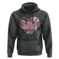 Baseball Mom Hoodie Baseball Mama Life Game Day Vintage Heart