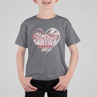 Baseball Mom T Shirt For Kid Baseball Mama Life Game Day Vintage Heart