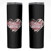 Baseball Mom Skinny Tumbler Baseball Mama Life Game Day Vintage Heart